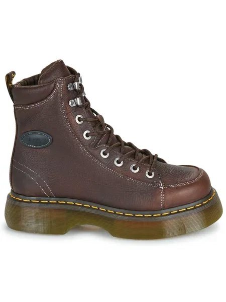 Dr. Martens cizme de piele Buzz 8i cu platforma maro
