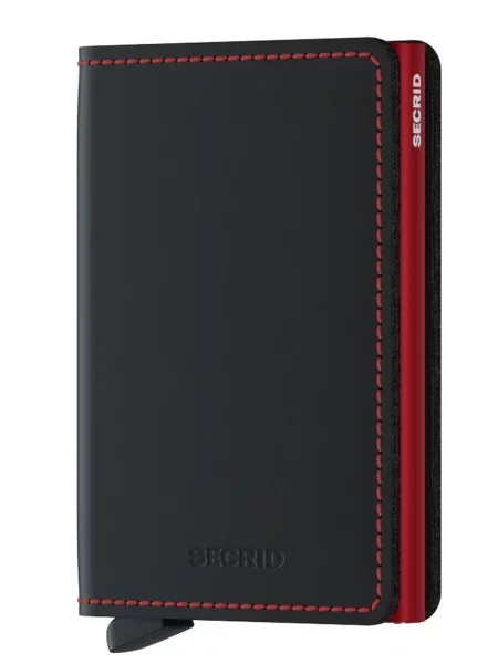Secrid portofel de piele negru