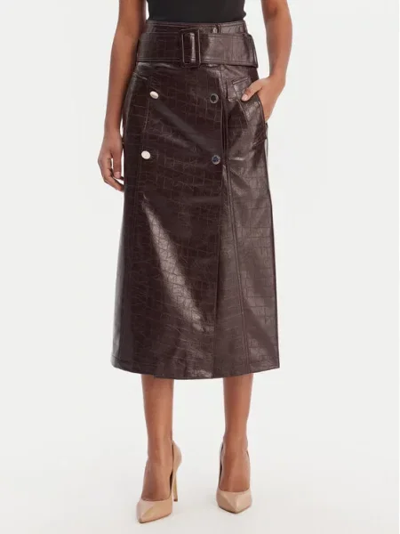 Morgan Krilo iz umetnega usnja rjava