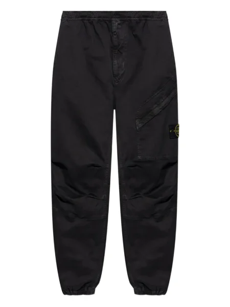 Pantaloni cargo Stone Island cu strasuri negru