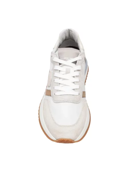 Buty do biegania Philippe Model zamszowe do biegania białe