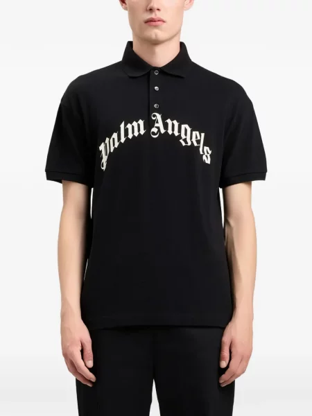 Polo Palm Angels με αυτόγραφο μαύρο