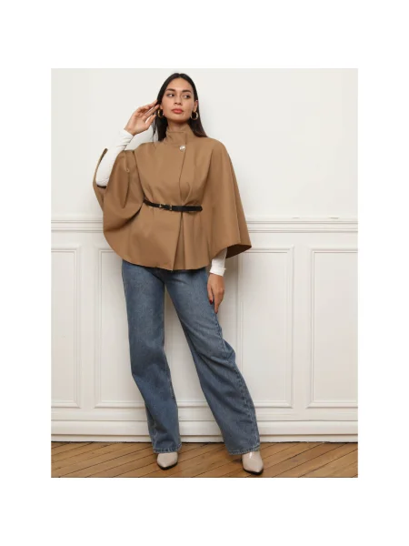 Palton La Modeuse maro