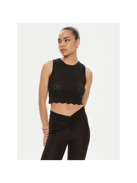 TWINSET Топ Slim Fit чорний