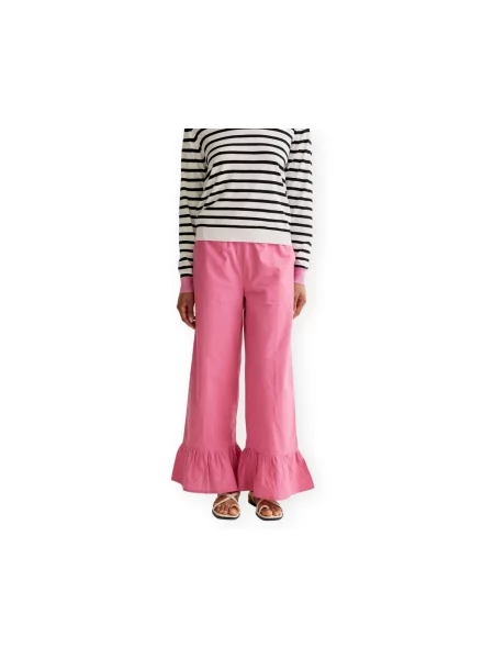 Pantaloni Compania Fantastica roz