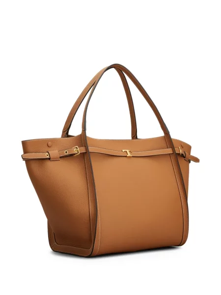 Geanta de piele Tod's din piele maro