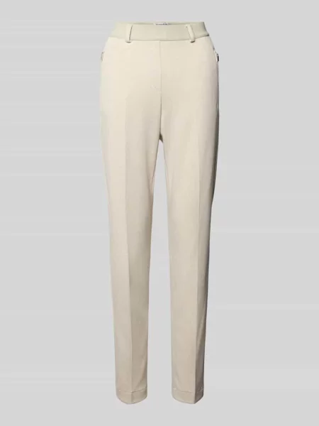 Spodnie o kroju super slim fit z zapinanymi na błyskawiczny model ‘LILLYTH’ Raphaela By Brax