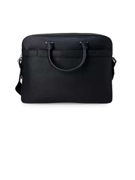 Torba na laptop z detalem z logo model ‘Ray’ Boss czarna