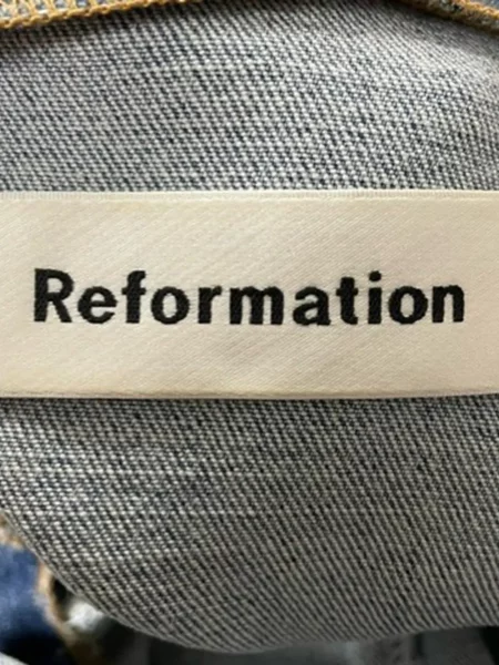 Mini šaty Reformation modrá