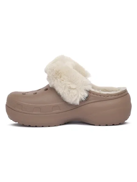 Platform talpú klasszikus félcipő Crocs fehér