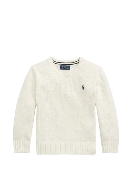 Sweter dziecięcy Polo Ralph Lauren biały