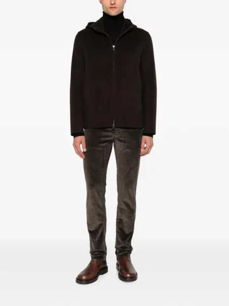 Pantaloni Jacob Cohën de catifea cord maro