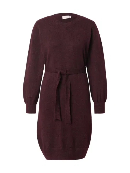 MAMALICIOUS Pletena obleka MLNew Anne' rjava