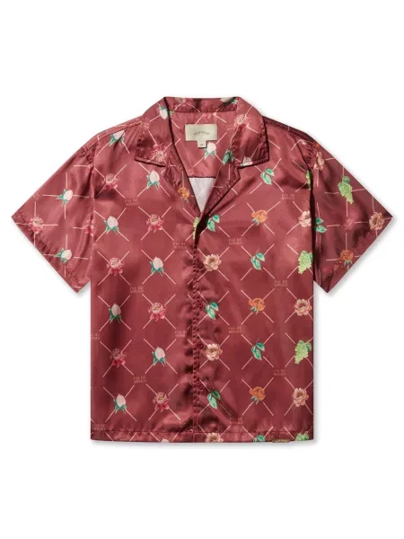 Pas De Monaco Ing FRUIT MONOGRAM CUBAN / menta / narancs / burgundi vörös zöld