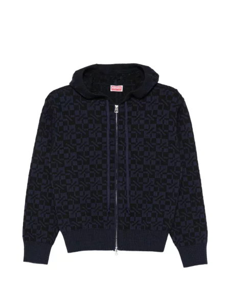 Cardigan Kenzo cu glugă albastru