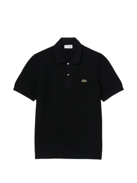 Polo Lacoste scurt negru