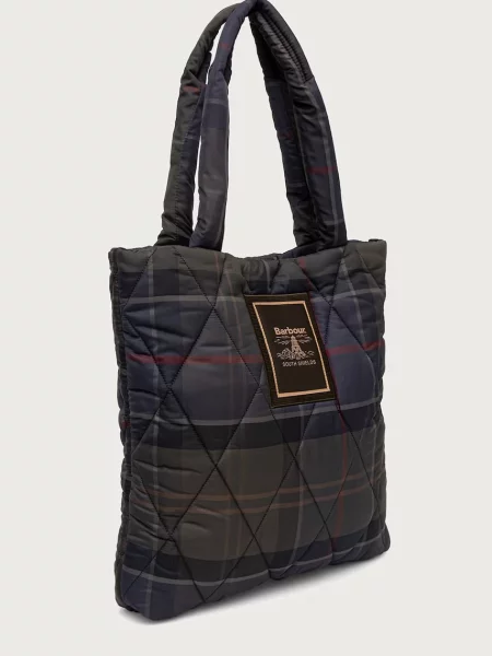 Geantă shopper Barbour verde
