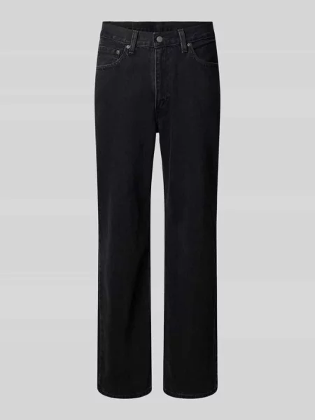Jeansy o kroju loose straight fit z wpuszczanymi Levi's czarne