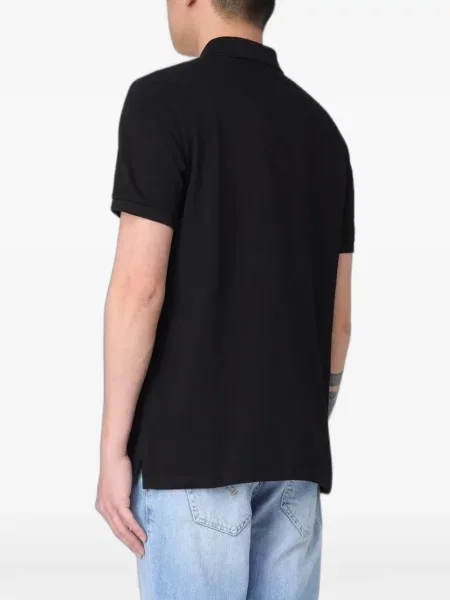 Tricou polo Peuterey cu autograf negru