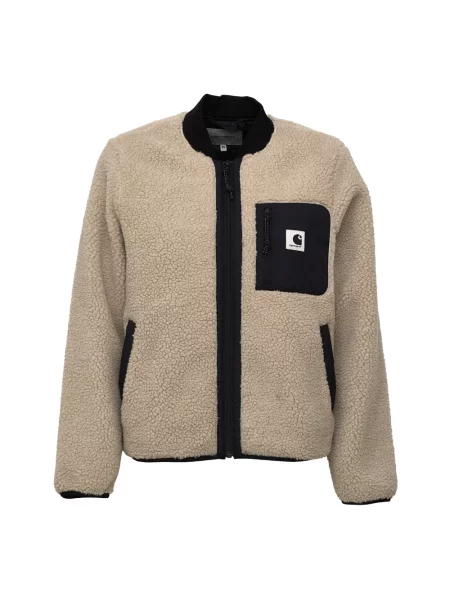 Kurtka Carhartt Wip polarowa beżowa