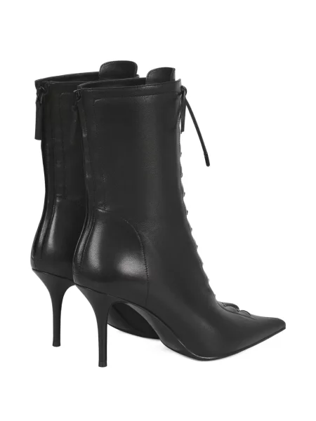 Cizme scurte Potamy din piele negru