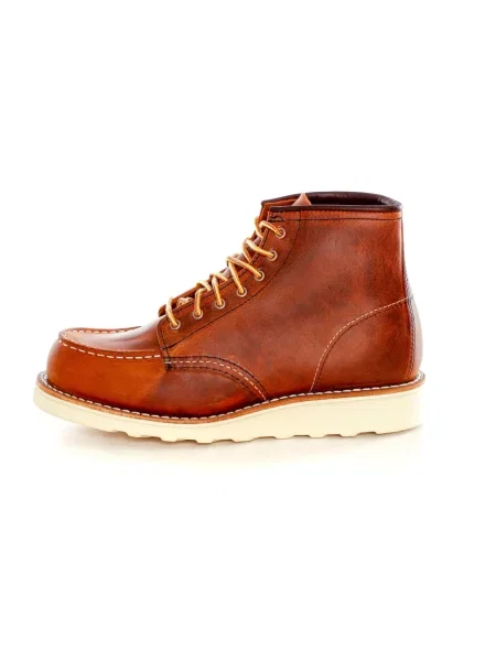 Botki Red Wing Shoes skórzane czerwone