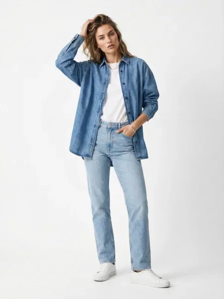 Сорочка повсякденна LTB Jeans синій