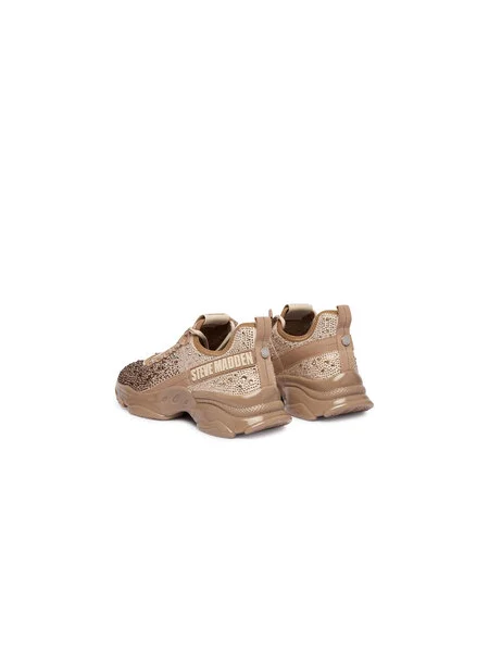 STEVE MADDEN Rövid szárú sportcipők Mistica bézs / bronz barna