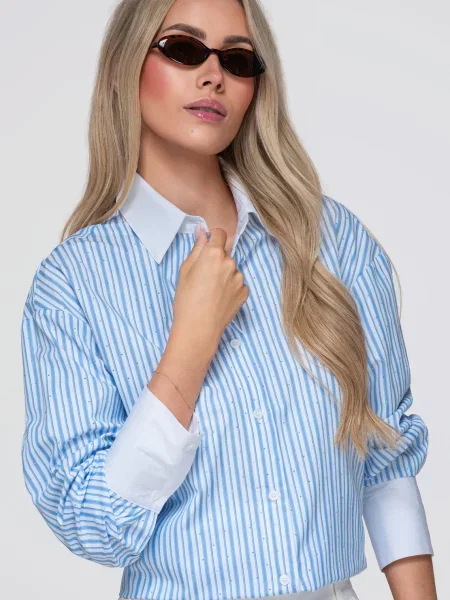 Bluză Ombre alb