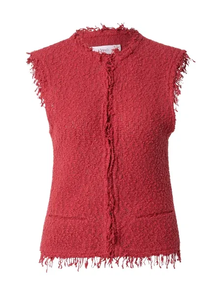 IRO Pletená vesta Shanny' červená