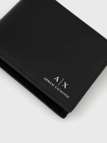 Шкіряний гаманець Armani Exchange