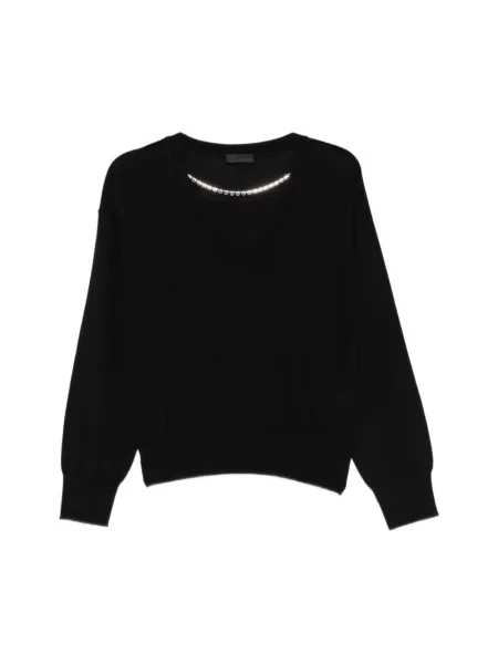 Sweter Liu Jo wełniany czarny