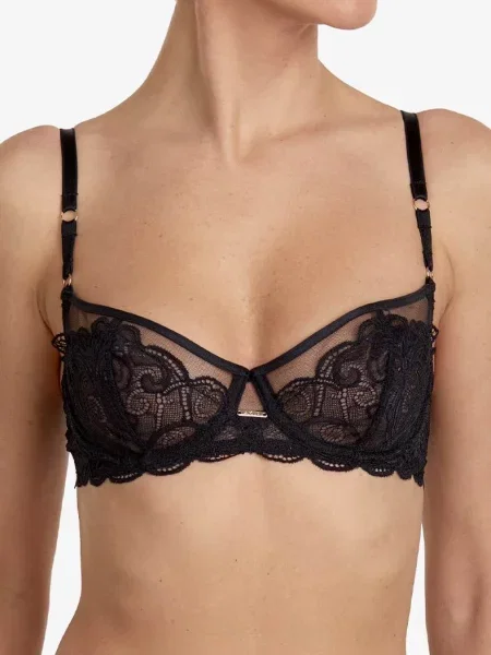 Мягкий бюстгальтер на косточках чорний