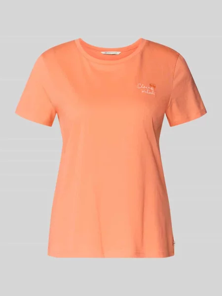 Męski t-shirt o kroju regular fit z czystej bawełny Tom Tailor Denim