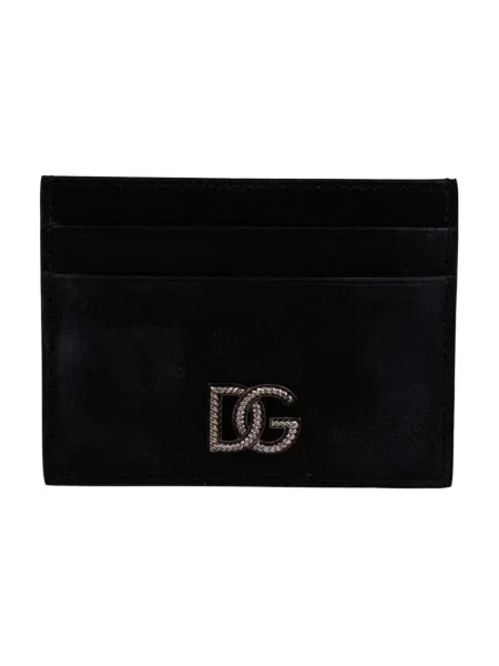 Portfel Dolce And Gabbana skórzany czarny