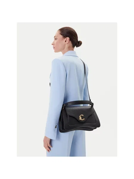 Rucsac Coccinelle din piele negru