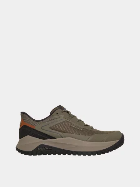 Кросівки Skechers оливковий штучна шкіра/текстиль