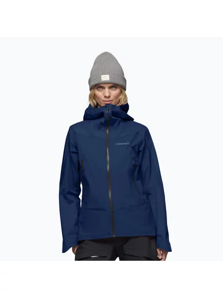 Geacă de ploaie pentru femei NORRONA Falketind Gore-Tex indigo night