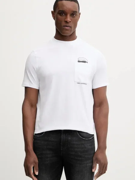Karl Lagerfeld tricou alb