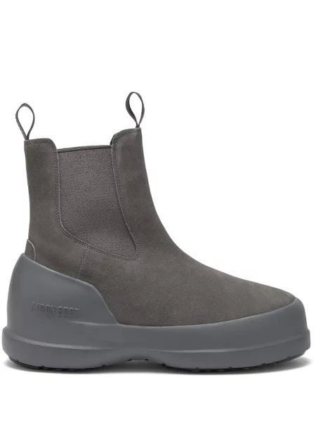 Botine Moon Boot cu imagine gri