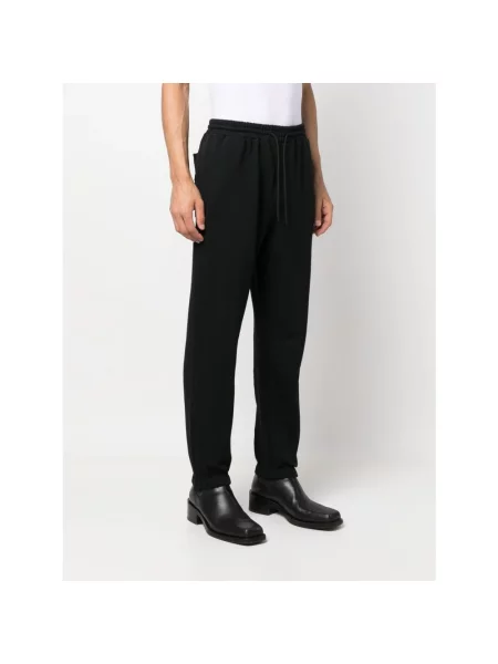 Spodnie dresowe Msgm z logo czarne