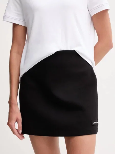Calvin Klein Jeans szoknya mini harang alakú fekete