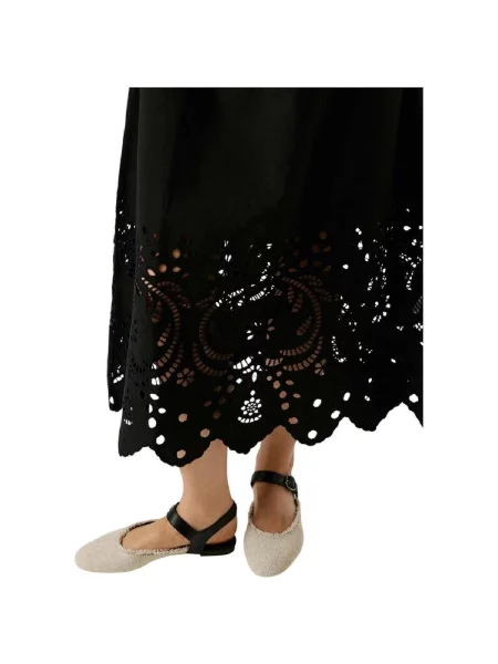 Rochie din denim Pepe Jeans negru