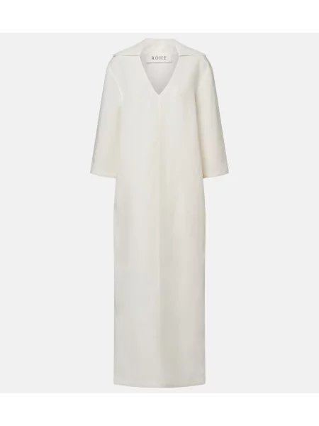 Rochie Róhe din jerseu alb