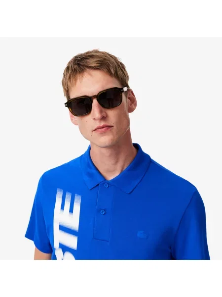 Lacoste Firmowa Koszulka Polo Movement czarna