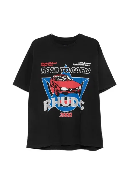 Tricou Rhude cu imagine negru