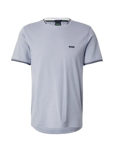 BOSS Tricou Taul gri negru