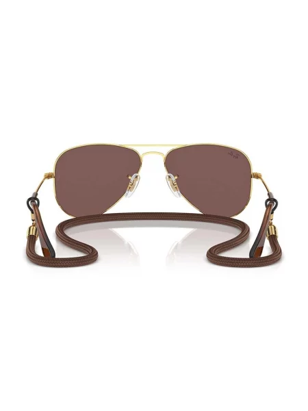 Ray-Ban gyerek napszemüveg JUNIOR AVIATOR barna