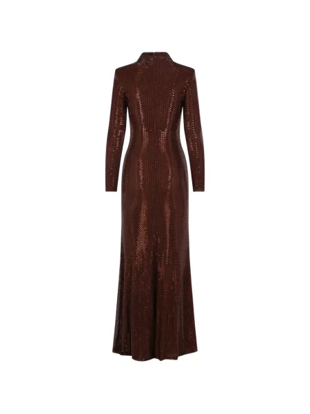 Stras rochie maxi Self-portrait maro