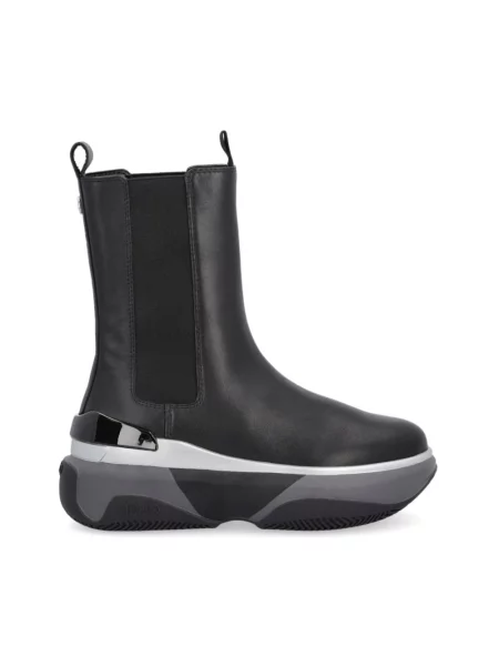 Buty do kostki Liu Jo skórzane czarne